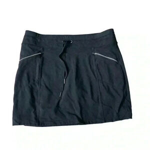 Athleta Black Metro Pull-On Active Skorts Skirt 212468 Women’s Size Medium